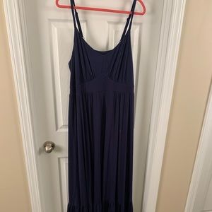 Torrid Tiered Navy Maxi Dress
